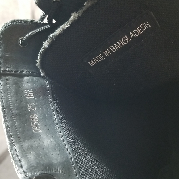 LH by La Halle Black Leather Lace Up with Double Zip Ankle Boots - US 9 - Picture 3 of 16